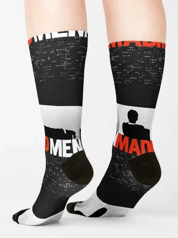 جوارب قميص Madmen 3T مع طباعة للأطفال، جوارب رياضية للهالوين للنساء والرجال