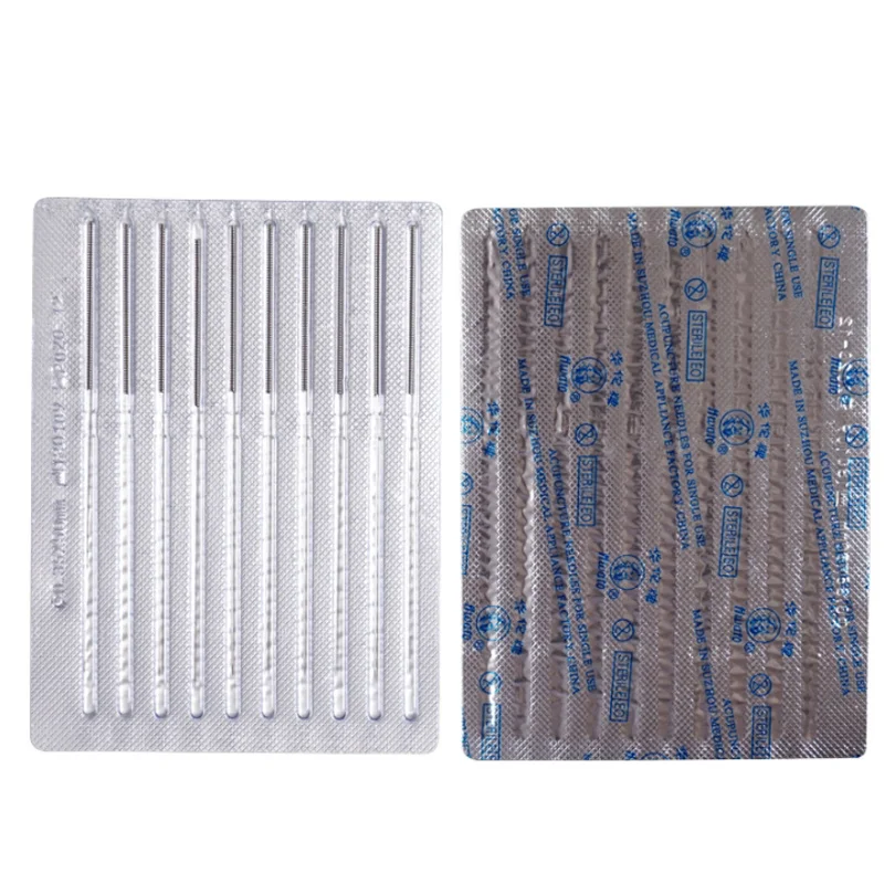 10boxes*100 Pcs Disposable Sterile Acupuncture Needle Single Packing Surgery Stainless Steel Acupuncture Needle Single Use 1000