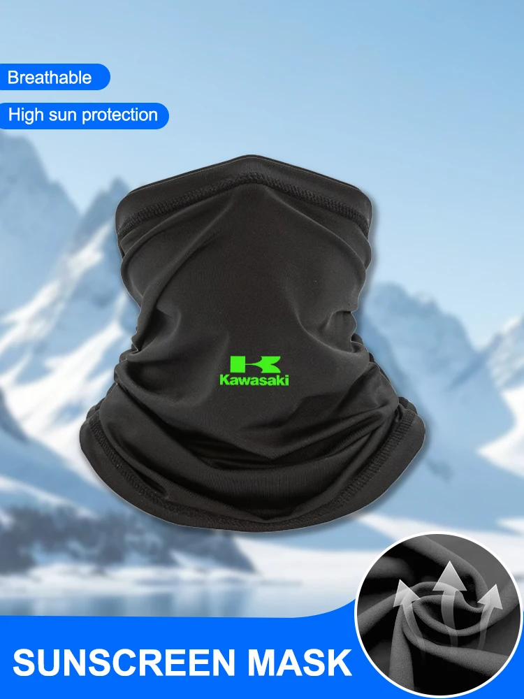 AliExpress Outdoor Camping Multi-Function Scarf Ice Silk Motorcycle Cycling For Kawasaki z900 z1000 z650 ninja 400 z800 Z900RS Z1000SX