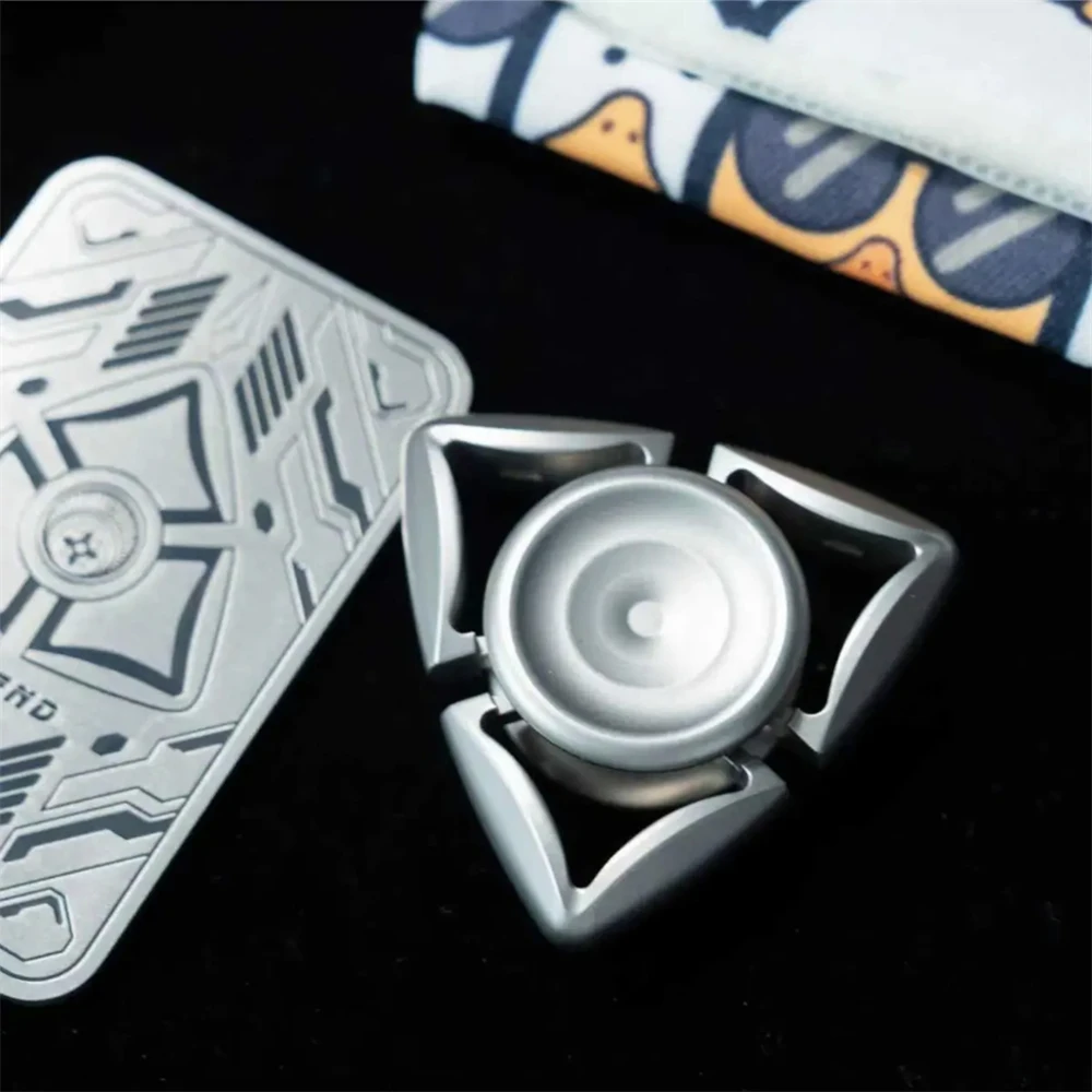 PPEDC Fidget Spinner alliage de titane curseur EDC jouets Anti-Stress main Spinner pour adultes enfants TDAH soulagement de l'anxiété jouets sensoriels