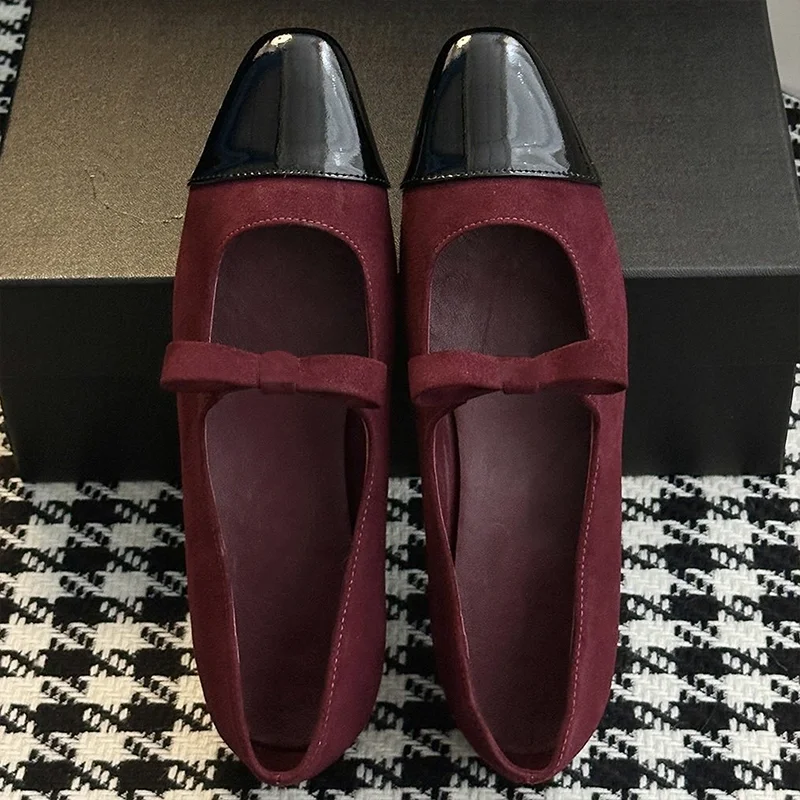 High quality French retro-style women's Mary Jane shoes with pointed toes, low heels, elegant and sophisticated 25110822