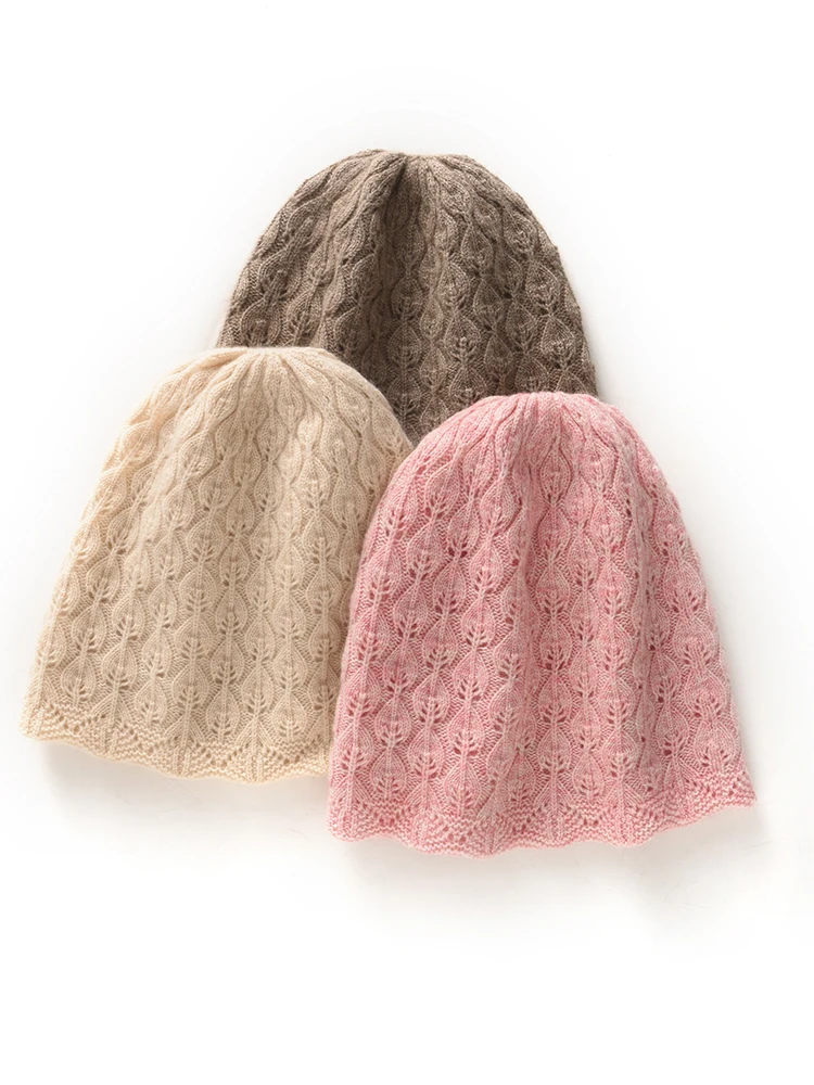chapeau-elegant-100-cachemire-pour-femme-bonnet-d'automne-et-d'hiver-bonnet-tricote-a-mailles-torsadees-ajourees-nouveau-modele-2026-couleur-unie-couvre-chef-decontracte-pour-femme-usage-quotidien