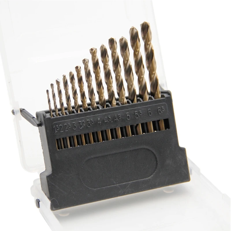 13 Pieces HSS Twist Drill Bit for Daily Home Maintenance Durable Dropship