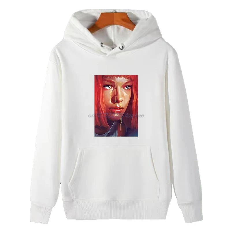 5th Element Fifth Element Ruby Rodd Leeloo Korben Dallas Zorg graphic Hooded sweatshirts winter thick sweater hoodie