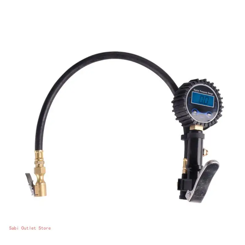 Electric Car Air with Pressure Gauge Air Compressor Air for Bicycle Tires Balls Quick Coupler