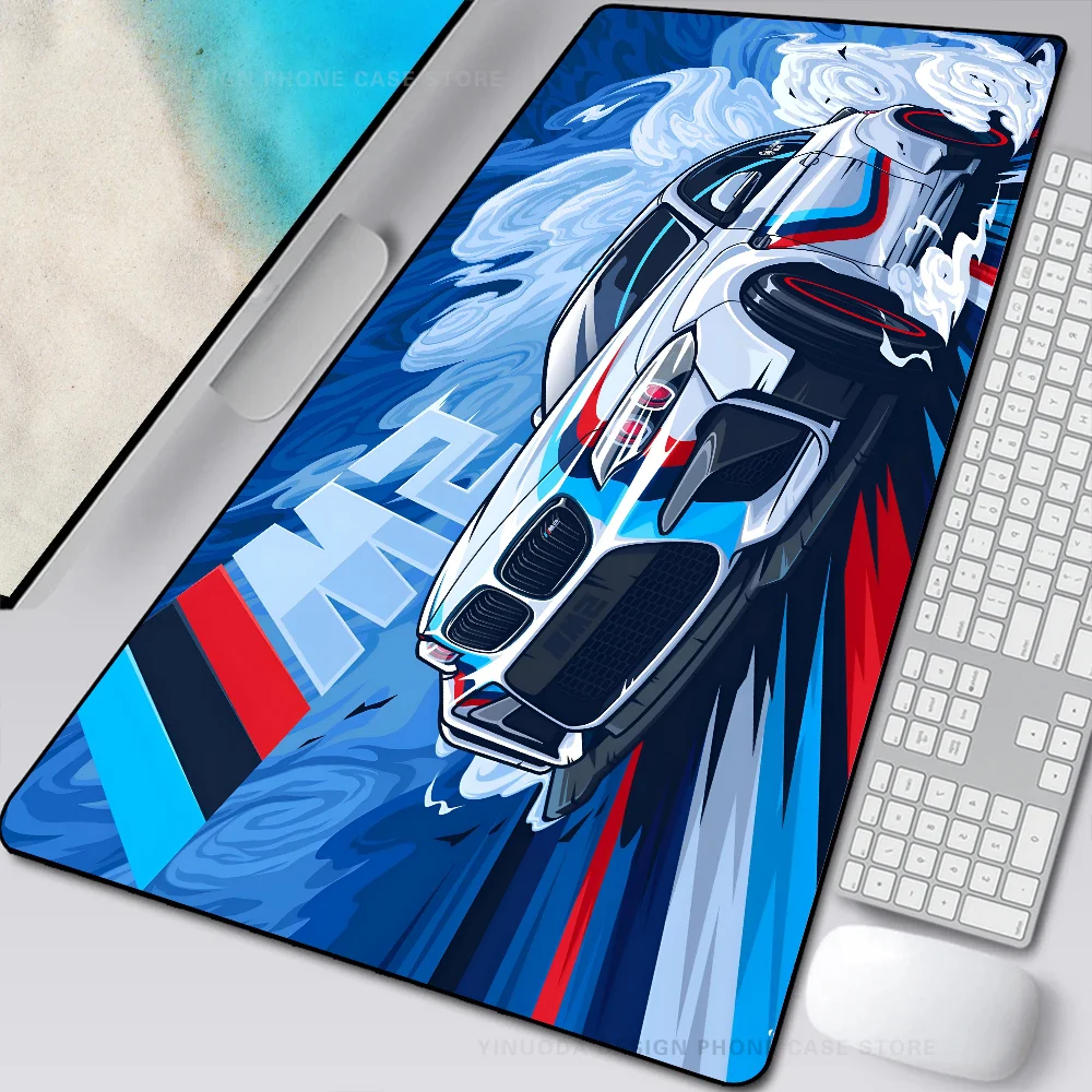 Anime Car Bmw Brz Amg Car Mousepad Mouse Mat Desk Mat With Pad Gaming Accessories Prime Gaming XXL Keyboard Pad