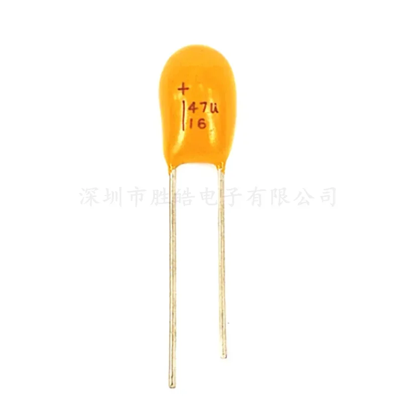 

10PCS 16V 47UF 476F DIP Tantalum Capacitor New High Quality