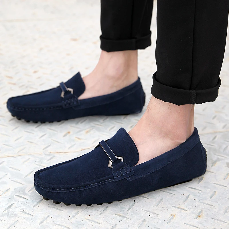 MAEDEF Mens Loafers Casual Driving Shoes PU Leather Breathable Soft Loafers for Men Shoe Lightweight Comfort Slip on Men's Shoes