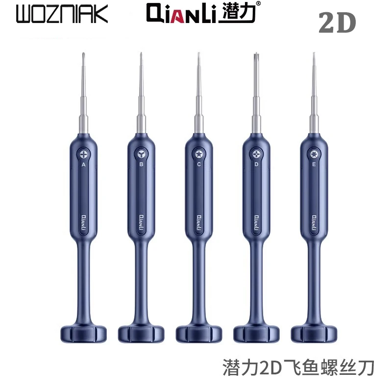 QIANLI 2D Screw Bit Strong Magnetism Screwdriver for Cell Phone Repair Mobile Phone LCD Screen Openning Hand Tools