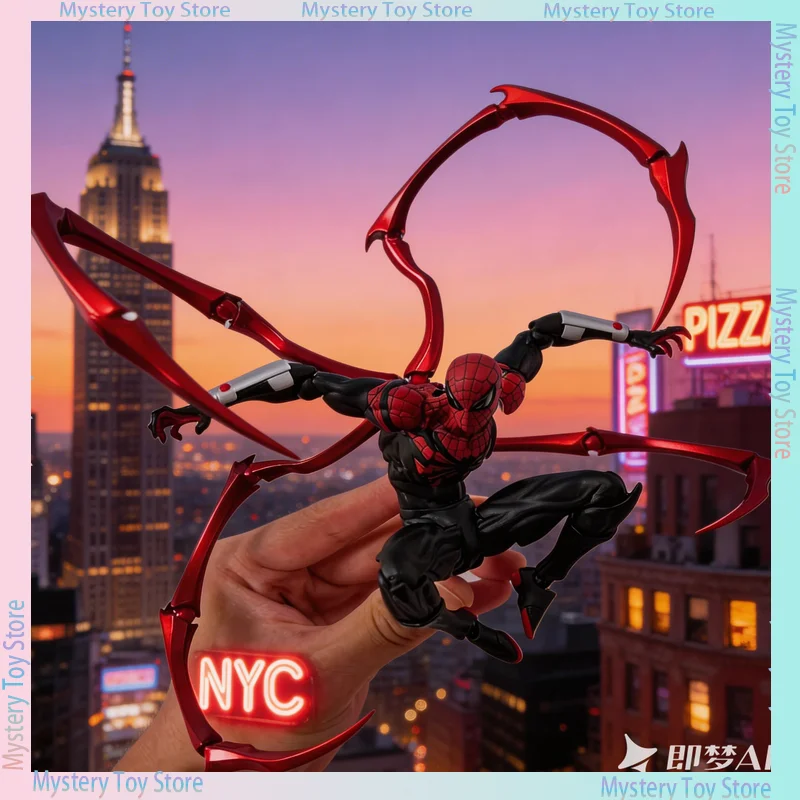 

Ct Zhang Parker Ultimate Spider-Man Ultimate Neighbor Articulated Joint Boxed Figure Action Figure Model Pvc Toys Gift For Boys