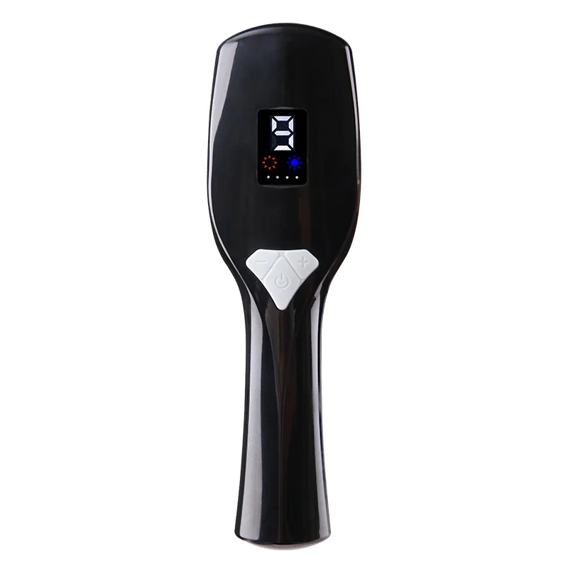 2024 manufacturer new design massage comb Hair growth electric EMS massage brush hair loss device
