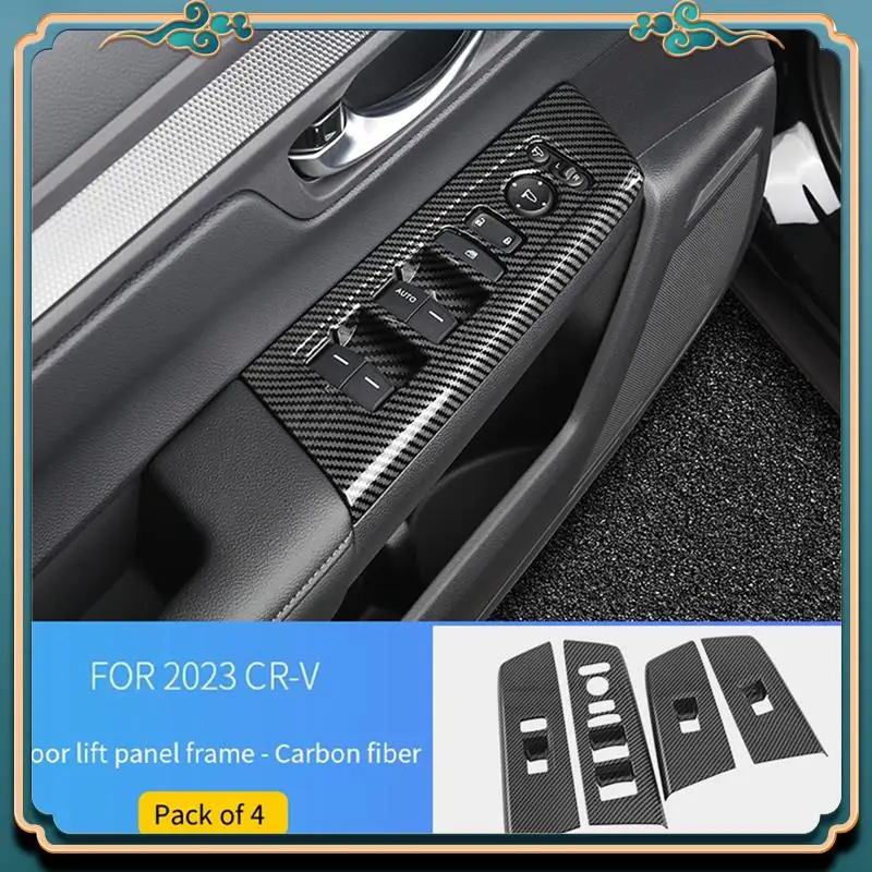 

Latest Car Door Lifting Panel Armrest Conversion Kit For Honda CRV 2023 CR-V 6Th Glass Switch Decorative Sticker Replacement Par