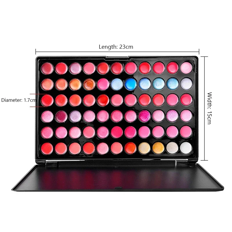 66 Color Lipsticks Palette Free shipping Make Up for women Beauty cosmetics Waterproof Long Lasting The Best Lip Gloss wholesale