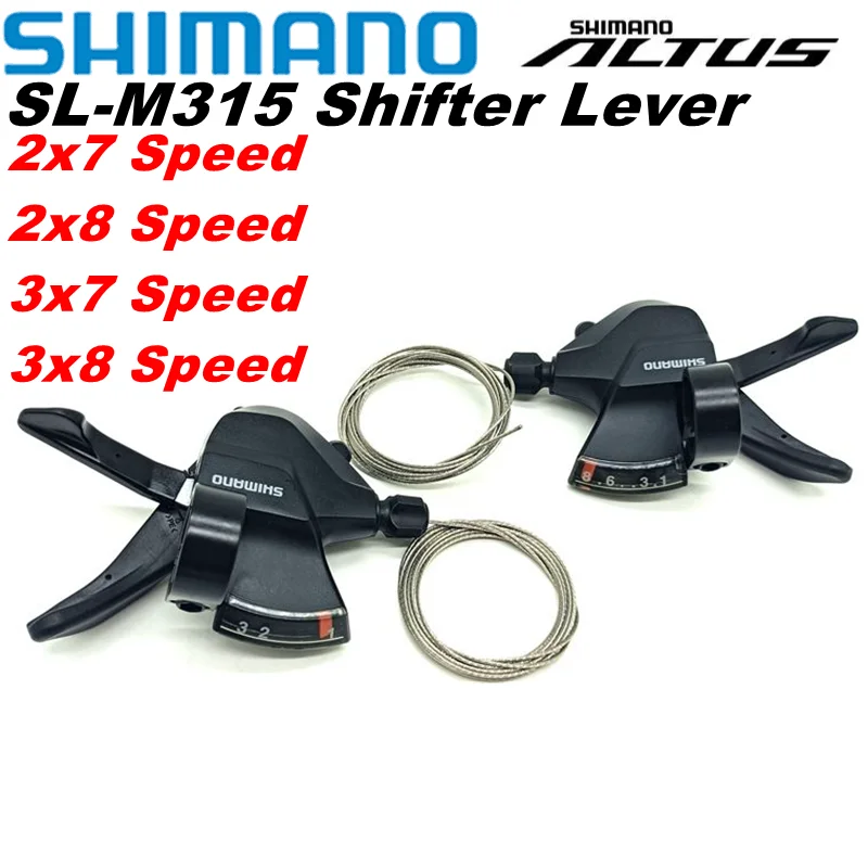 Shimano Altus SL-M315 MTB Shifter Lever 2x7 2x8 3x7 3x8 14 16 21 24 Speed SL-M315 MTB Bike Shift Lever SL M315 Trigger