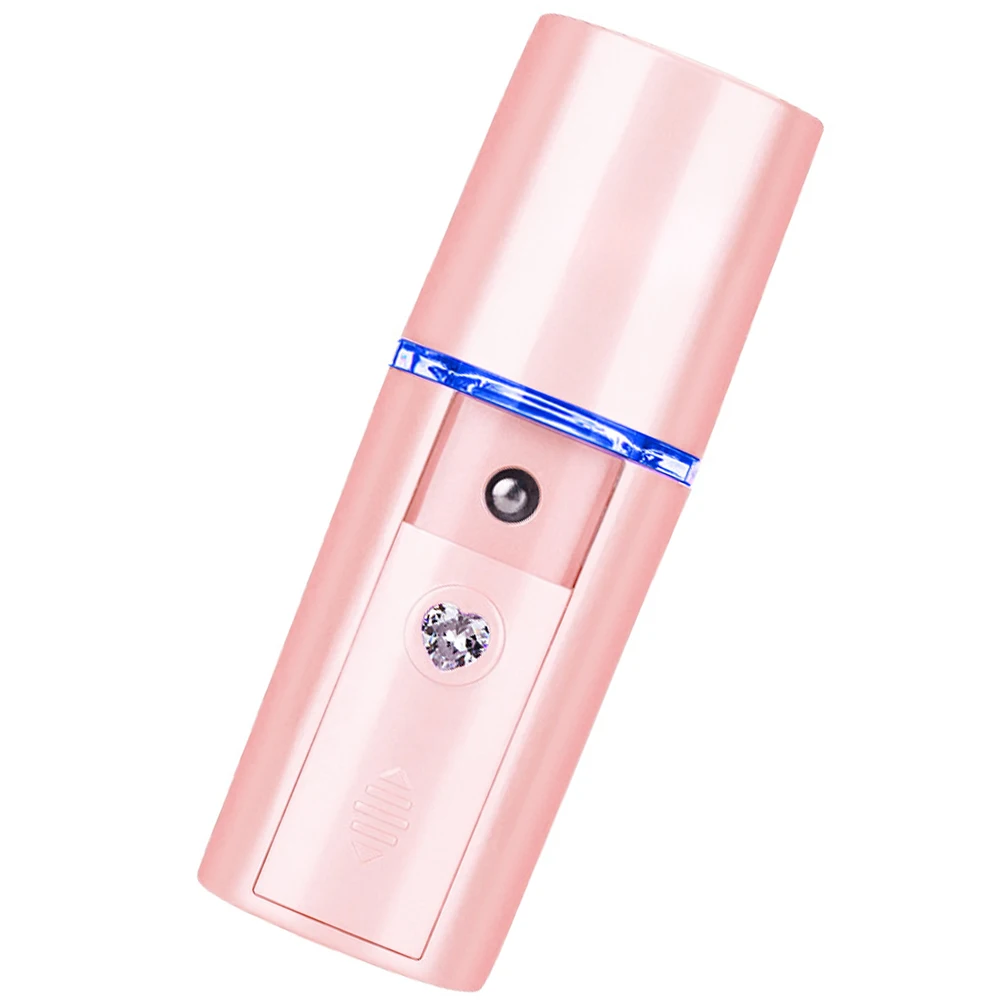 

1pc Mini Spray Humidifier Usb Charging Portable Face Mist Maker Fast Moisturizing Fine Atomization Skincare Device For Home