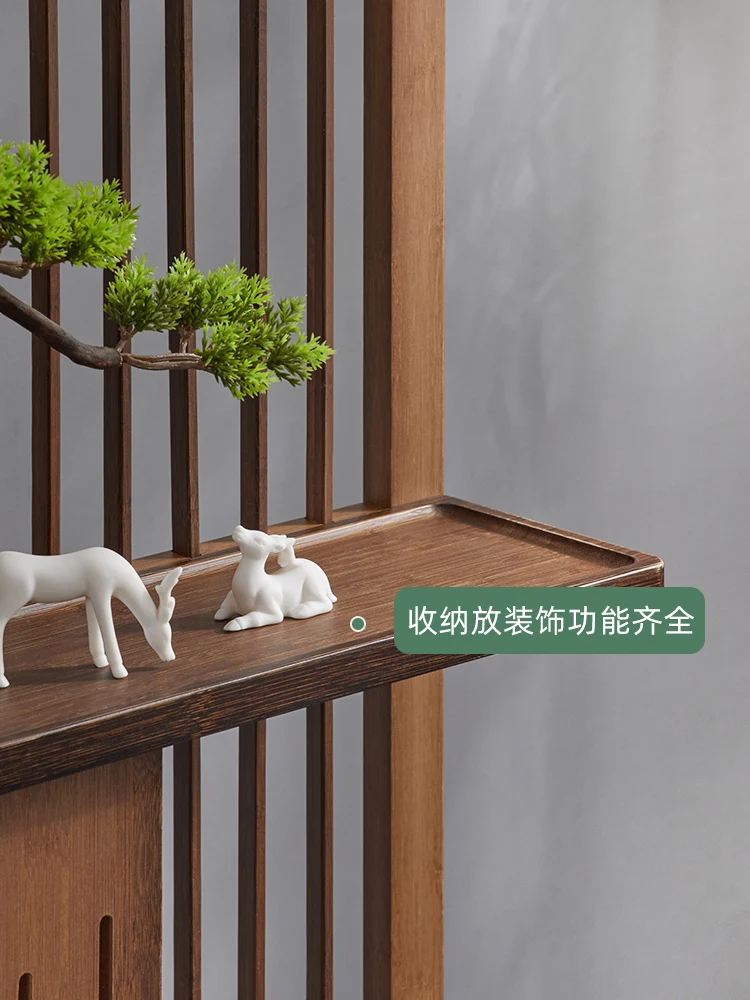 New Chinese screen partition living room entrance home Japanese movable bedroom shield entrance simple modern seat screen