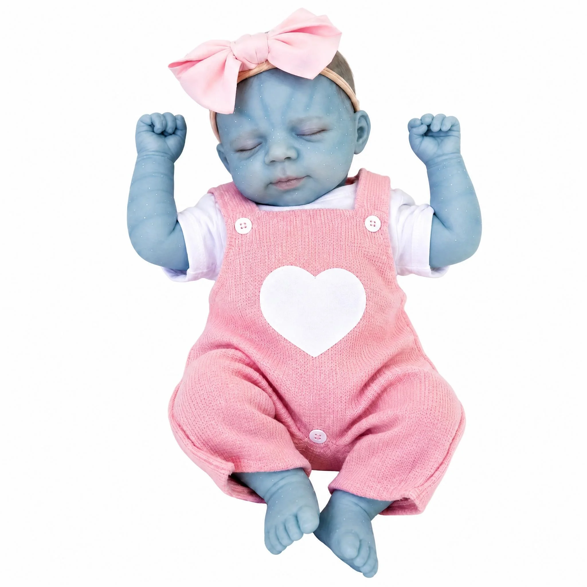NPK 19inch Newborn Baby pascale Avatar Soft Body Reborn Doll Lifelike Soft Touch Cuddly Baby Multiple Layers Painting 3D Skin