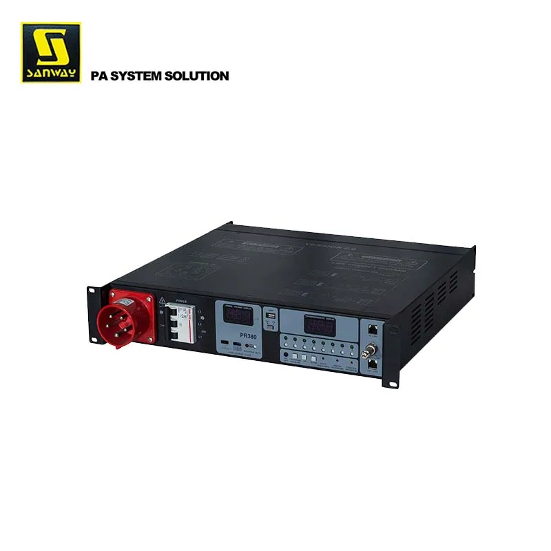 PR380 8 Channel 20KW Professional Power Sequence for Sound System