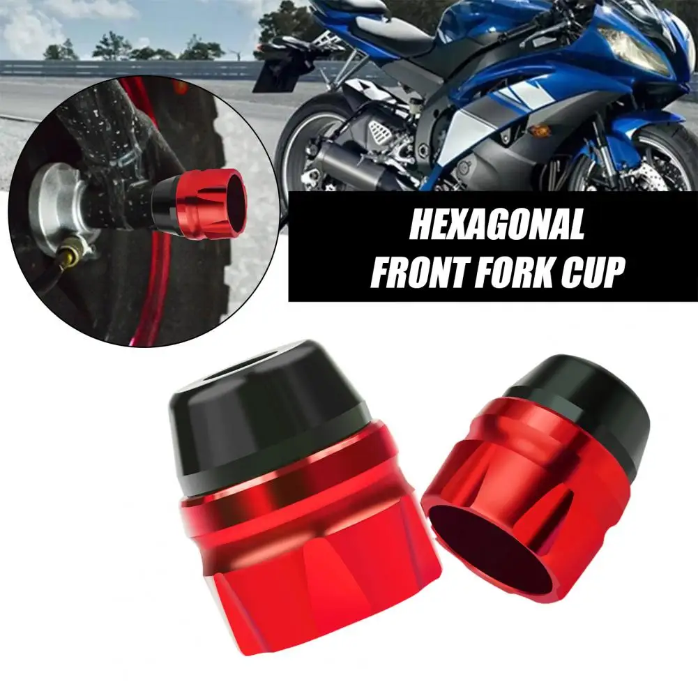 

1 Pair Universal Motorcycle Front Fork Cup Frame Sliders Crash Pad Scooters Shock Absorption Cup Motorcycle Anti-collision Cup