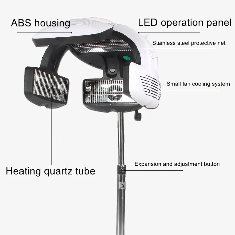 Hairdressing heating and drying machine, hair salon heating and drying machine, styling accelerator, perm machine