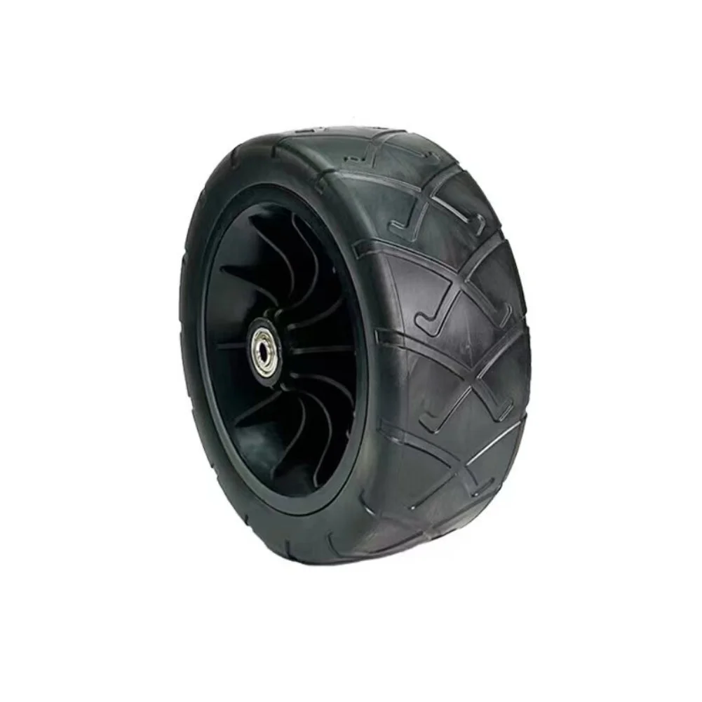 

Plastic Rubber Trolley Wheel Accessory Wagon Cart Wheel Rubber And Plastic Construction Anti-slip Tread Pattern Silent Operation