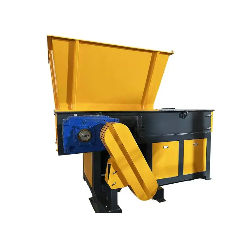 New Plastic Crusher Shredder Machine with Round Hole Screen Fish Bone Plate Crushing Equipment