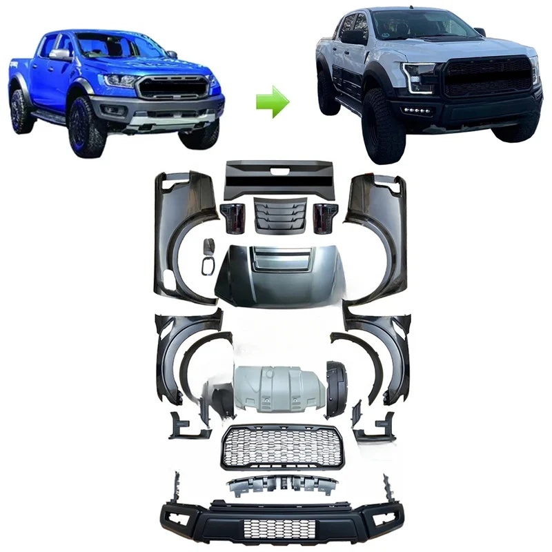 4X4 Pickup Body Kit Upgrade To 2020 Raptor Style Exterior Upgrade Accessories
