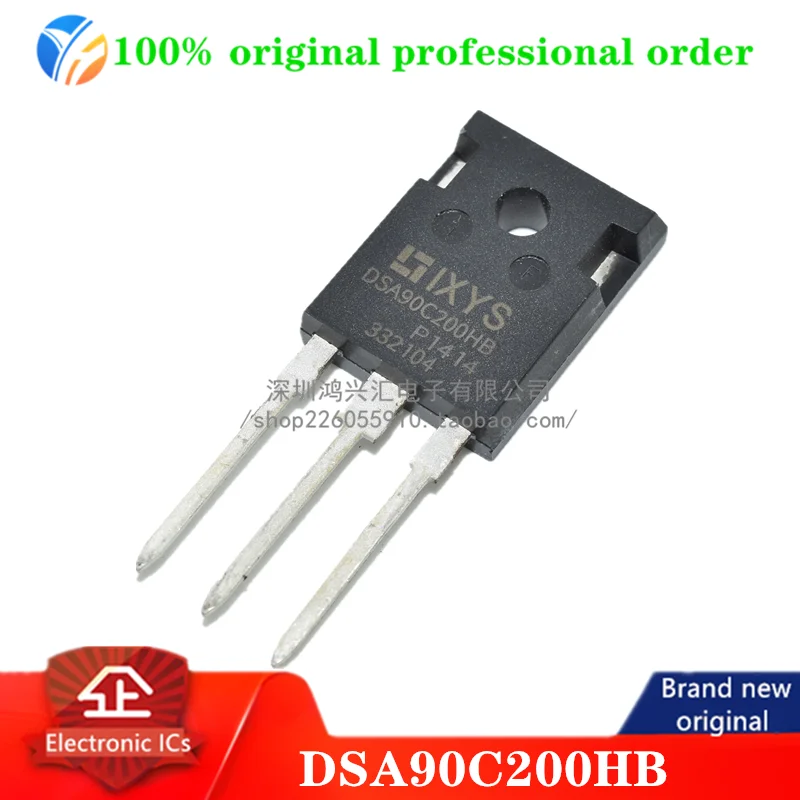 100% original DSA90C200HB Rectifier Diode Schottky 200V 45A 3-Pin(3+Tab) TO-247 Tube