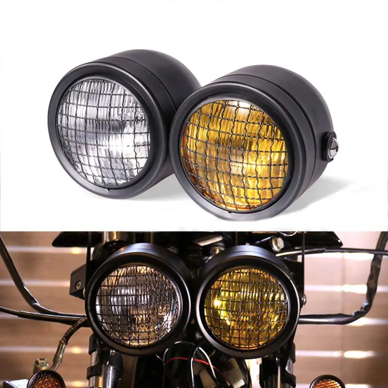 

Motorcycle Accessories Motorcycle Retrofitted with Vintage Fit for Harley CG125 Headlights Head Light Bulb