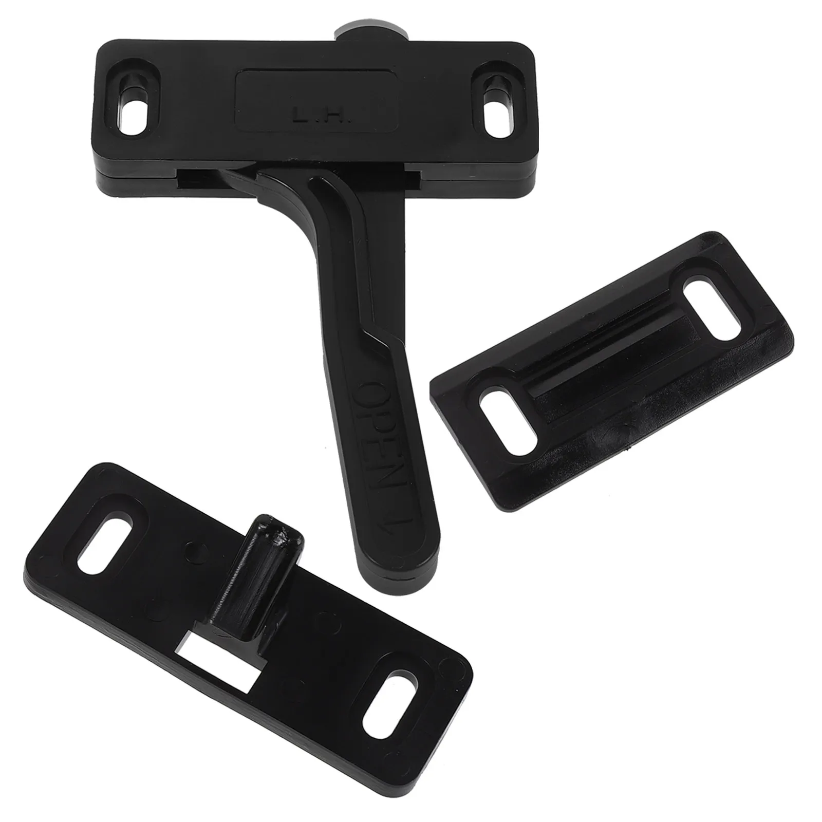 1Set Camper Screen Door Latch Kit Rv Screen Door Handle Latch Replacement for Trailer Motorhome Entry Lockable Security Upgrade