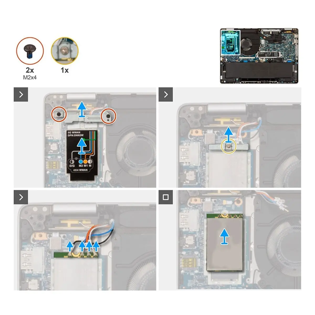 NEW FACTORY~EM120R- 4G Module EM120R CAT12 600Mbps M. 2/Key B for X1 Yoga 6th X13 Yoga P14s T14 T15 T15s