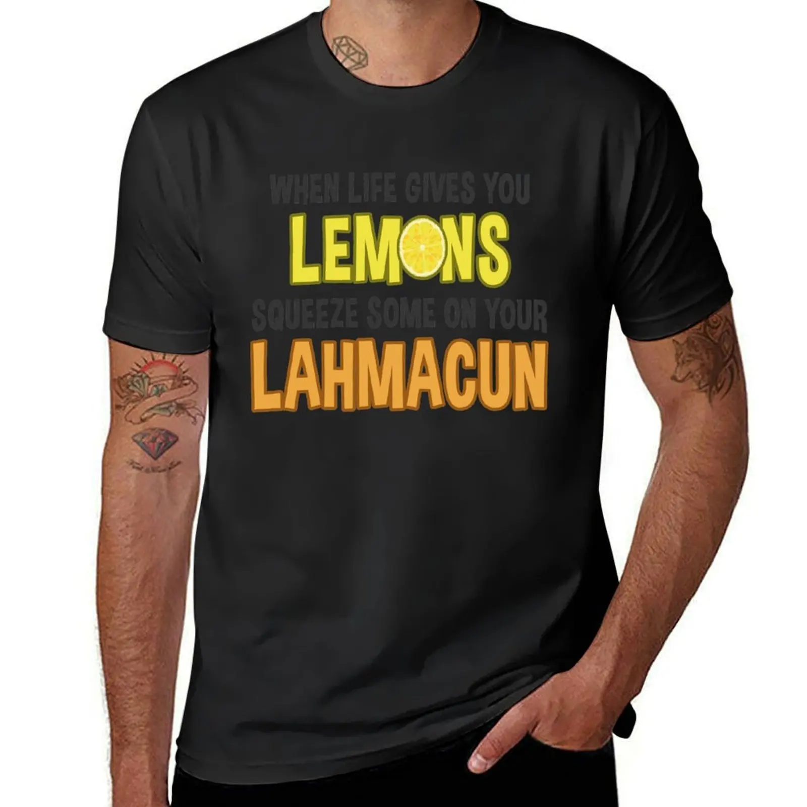 Lahmacun Tee T-Shirt vintage clothes korean fashion kawaii clothes sublime funny t shirts for men