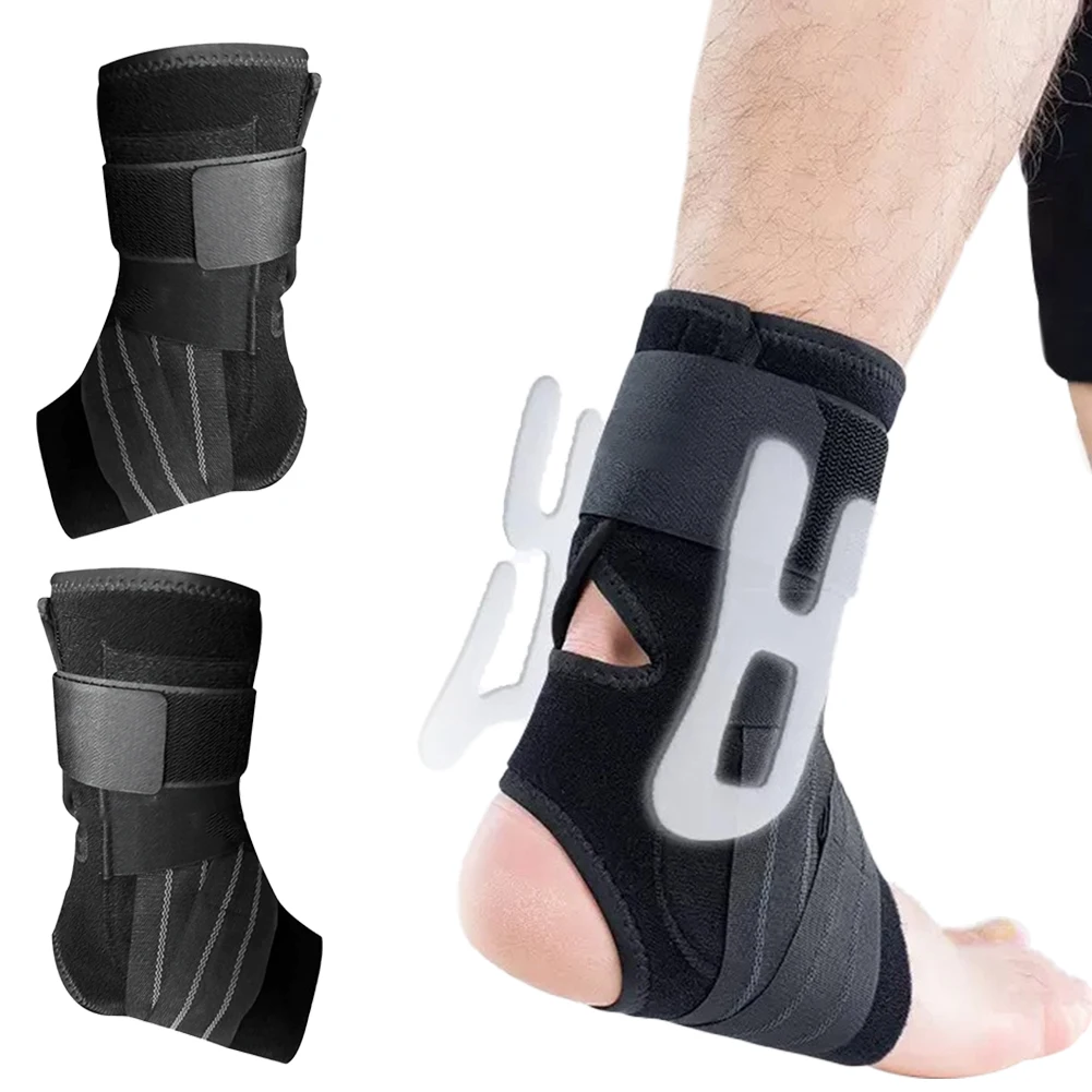 Fitness Ankle Brace Protector Foot Ankle Support Wrap for Fracture Gym Sprain Ankle Varus Joint Correction Belt Bandage Guard