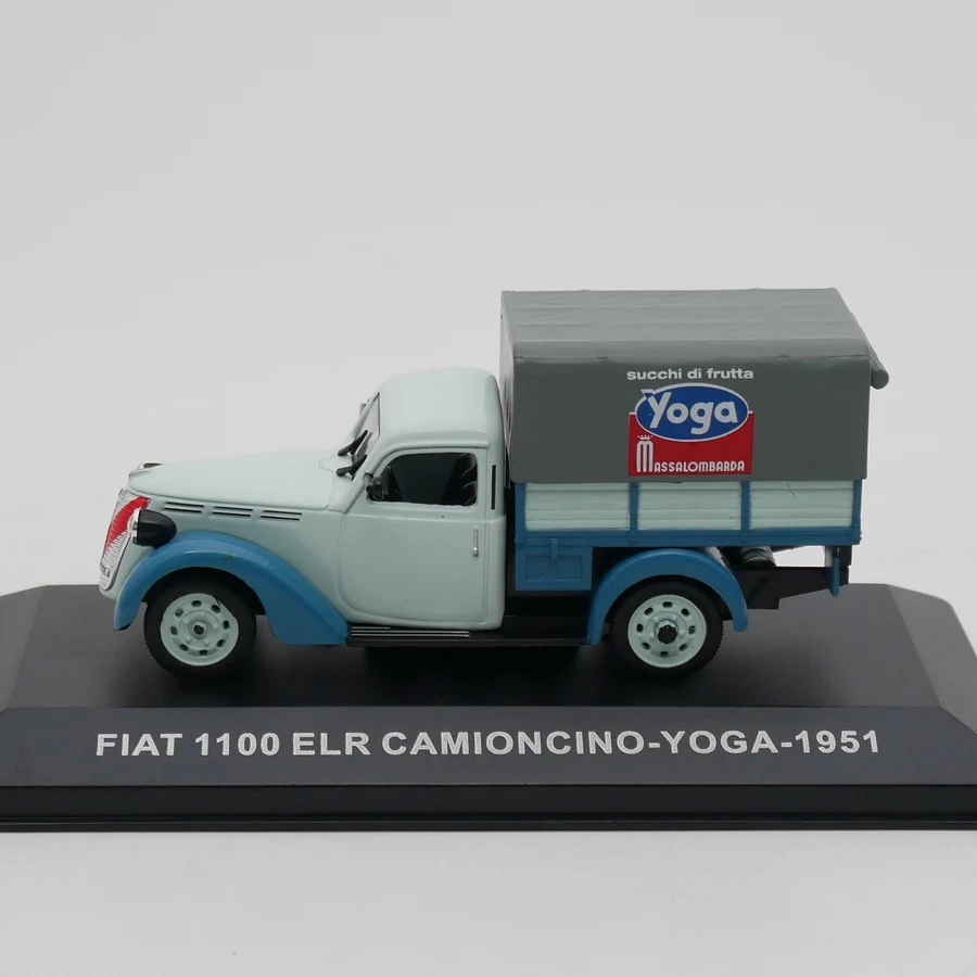 Ixo 1:43 Fiat 1100 ELR Camioncino Yoga 1951 Diecas Car Model Metal Toy Vehicle