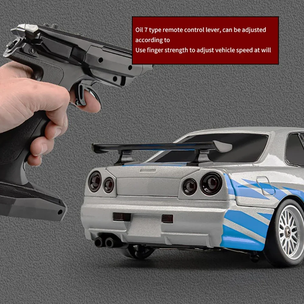 2.4GHz LD RC LD1899 1/18 RC Drifting Car With Gyroscope On-Road Alloy Body Shell Racing Cars Radio Control Children Toy Gift