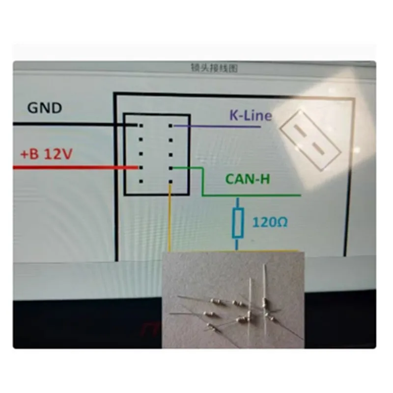 10pcs 120 ohm termination resistor RS485 communication color ring resistor can Bus 60 ohm impedance resistor