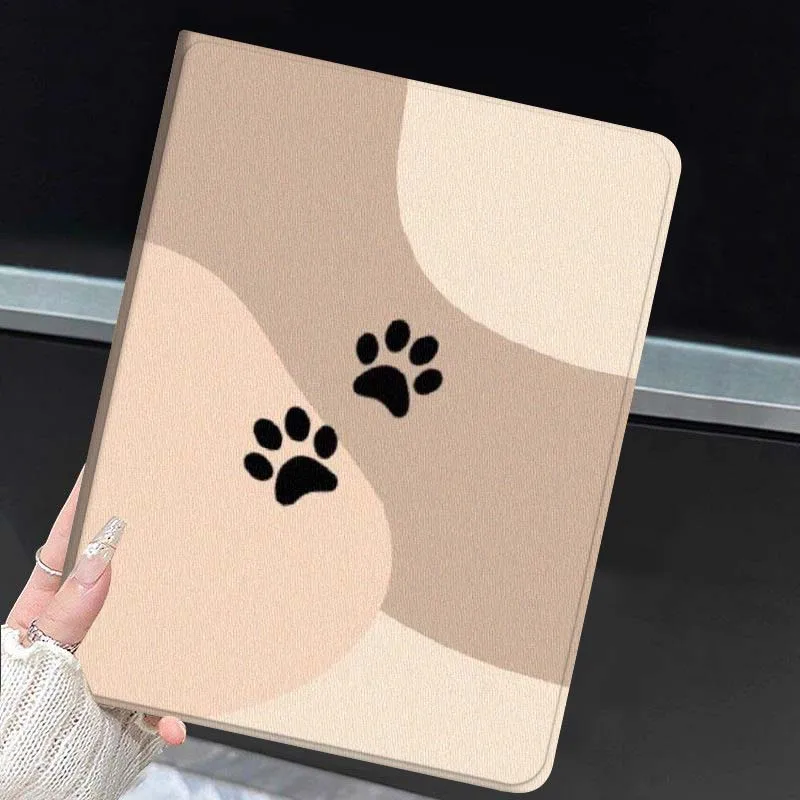 Animal Cat Paw Print Art Popular For Huawei MediaPad MatePad Honor Pro V6 9 V8 X9 X 10 13.3 11 Inch Pen Tray Tablet Case