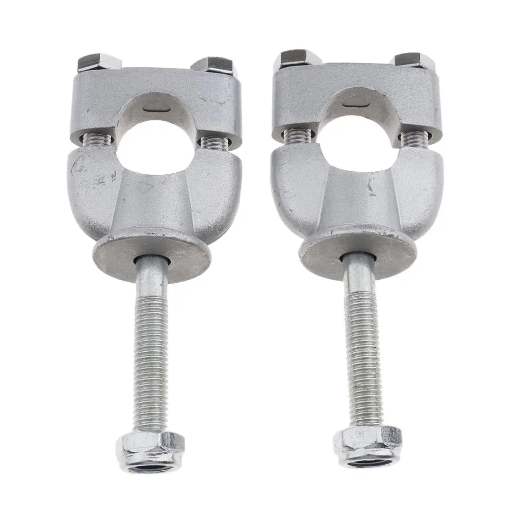 

Adjustable 22mm Motorcycle Handlebar Riser Metal Silver Universal Clamp for Dirt Bike Handlebar Enhancement