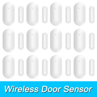 Wireless Door Sensor 433MHz EV1527 Open Door Window Detector Work With Smart Home Security Burglar Alarm System