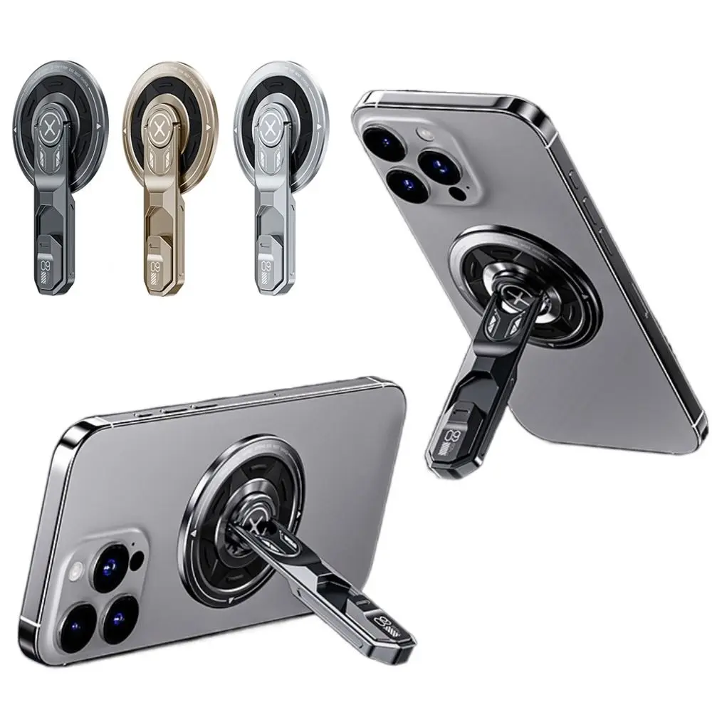 

Новый магнитный держатель для телефона для снятия стресса, ультратонкий многоугольный держатель для телефона с кольцом 360° ° Вращающаяся регулируемая подставка для мобильного телефона