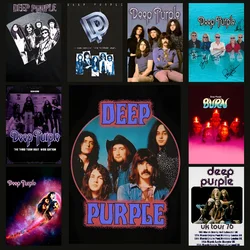 Singer Deep Purple Poster Self-adhesive Art Waterproof Paper Sticker Coffee House Bar Room Wall Decor