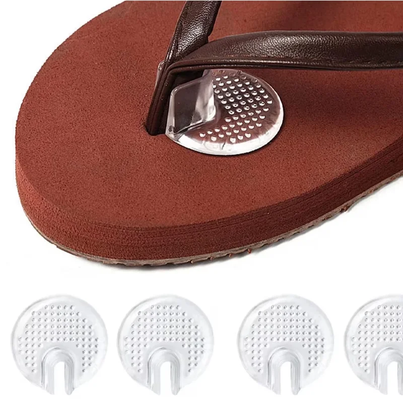1/2/3/5 Pairs of Ultra-Soft Silicone Slipper Gel Pads, Suitable for Flip-Flops and Sandals to Prevent Foot Pinching