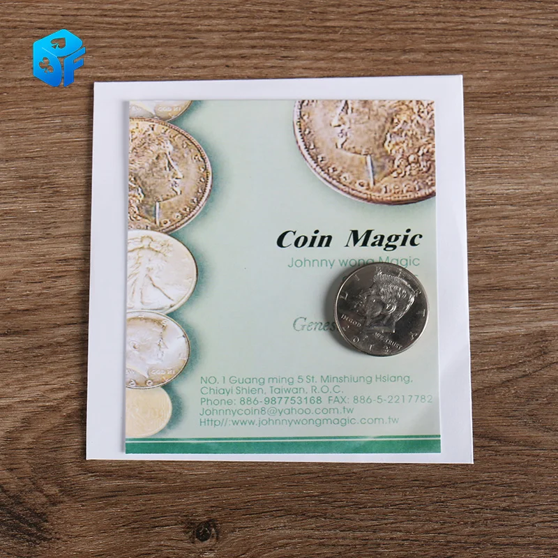 جوني وونغ نشأة 4 (مع دي في دي) من قبل جوني وونغ (الولايات المتحدة نصف دولار مجموعة) الحيل السحرية أوهام عن قرب الدعائم السحرية