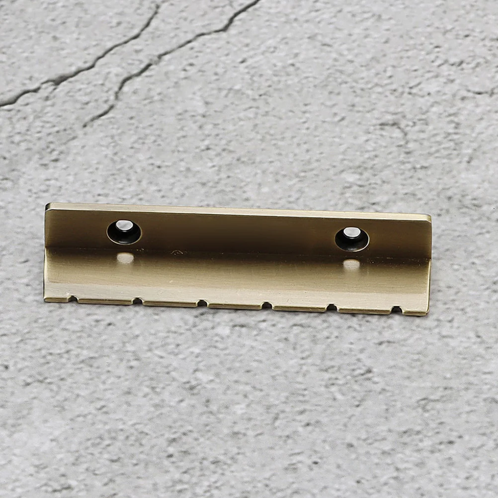 

L-Shaped Blue Bronze Guitar Saddle Folk Electric Guitar Bridge Replacement Nut Accessories Parts Stable Saigang