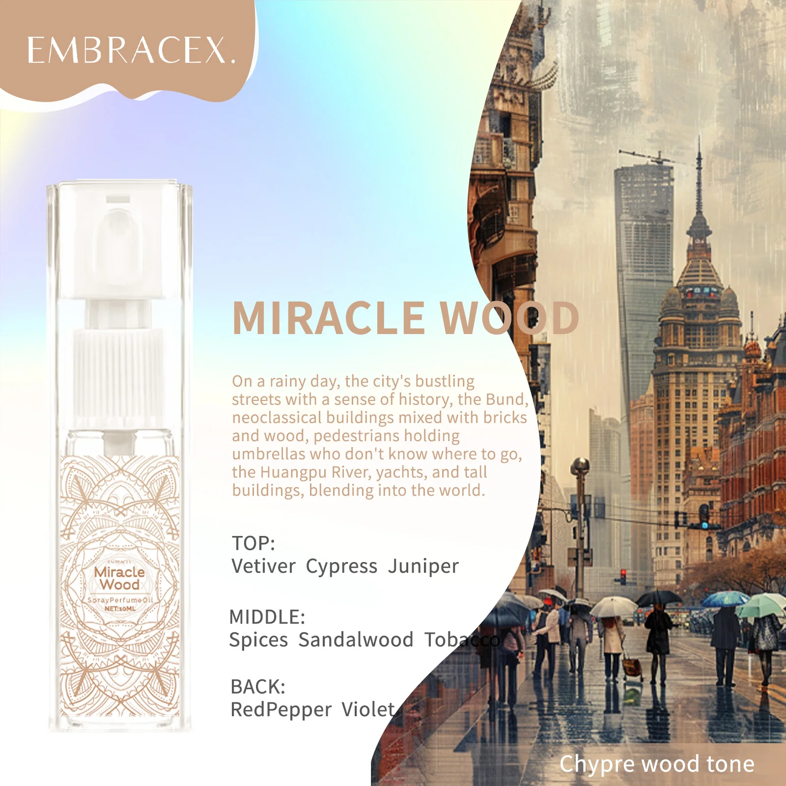 

10 мл эфирное масло чудо-дерева, парфюмерный спрей, натуральный ароматерапевтический аромат для домашнего офиса, подарок для друзей