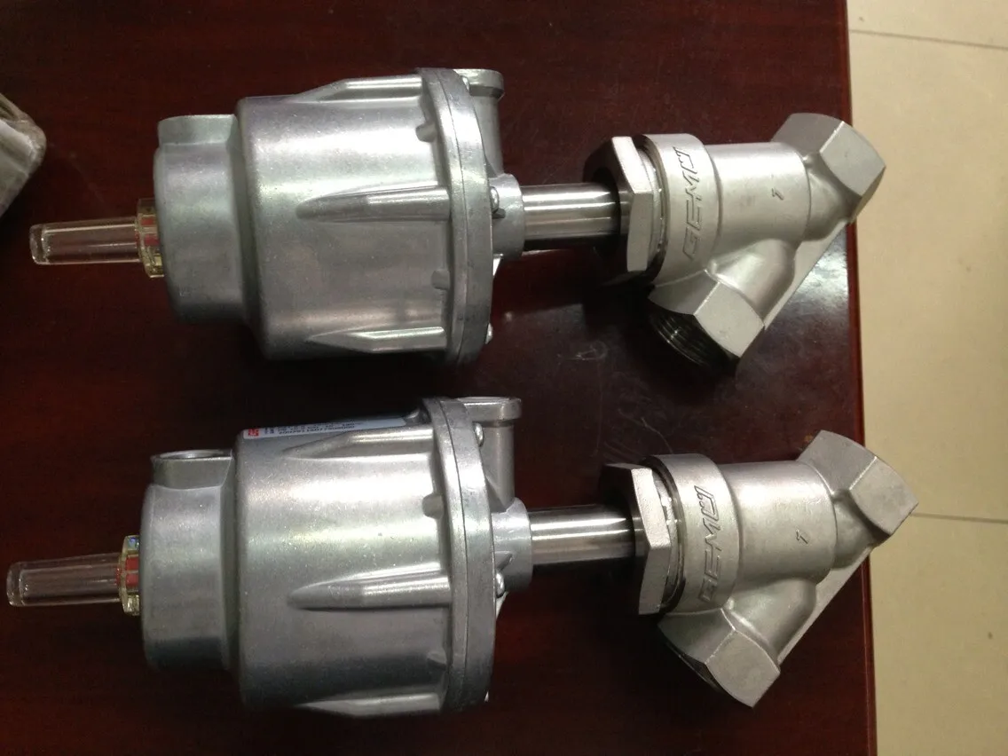 Gaimi pneumatic valve, DN40 angle seat valve GEMU, Gaimi valve, Gaimi angle seat valve