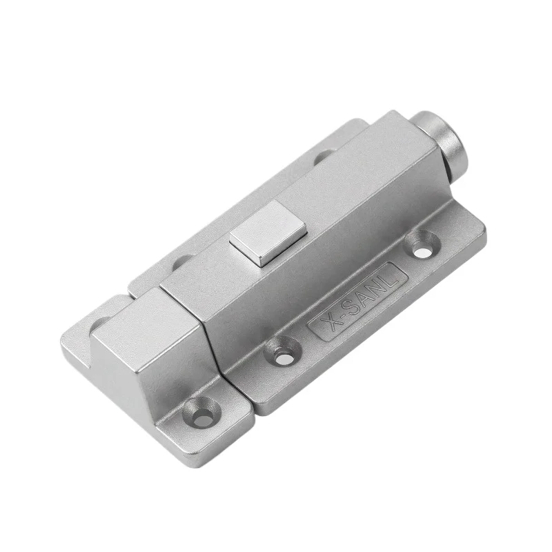 C-255-2 Pressing Type Door Latch Zinc Alloy Automatic Spring Surface Mounted Door Latch Door Handle Industrial Cabinet Hardware