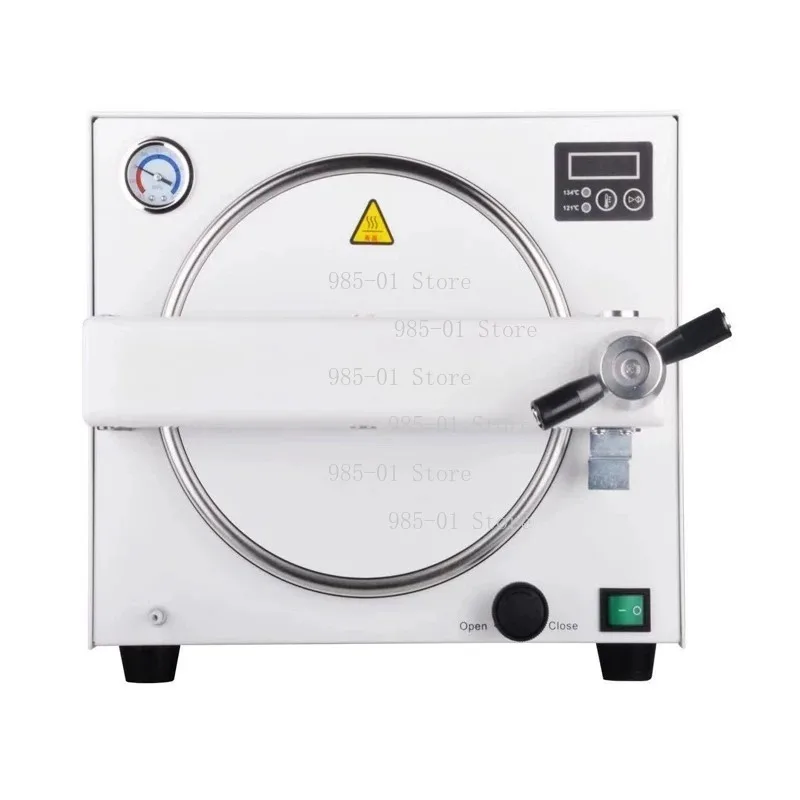 18L Portable Dental Sterilizer, Vertical Autoclave Dry Heat Sterilization Machine for Manicure Tools, RU Stock