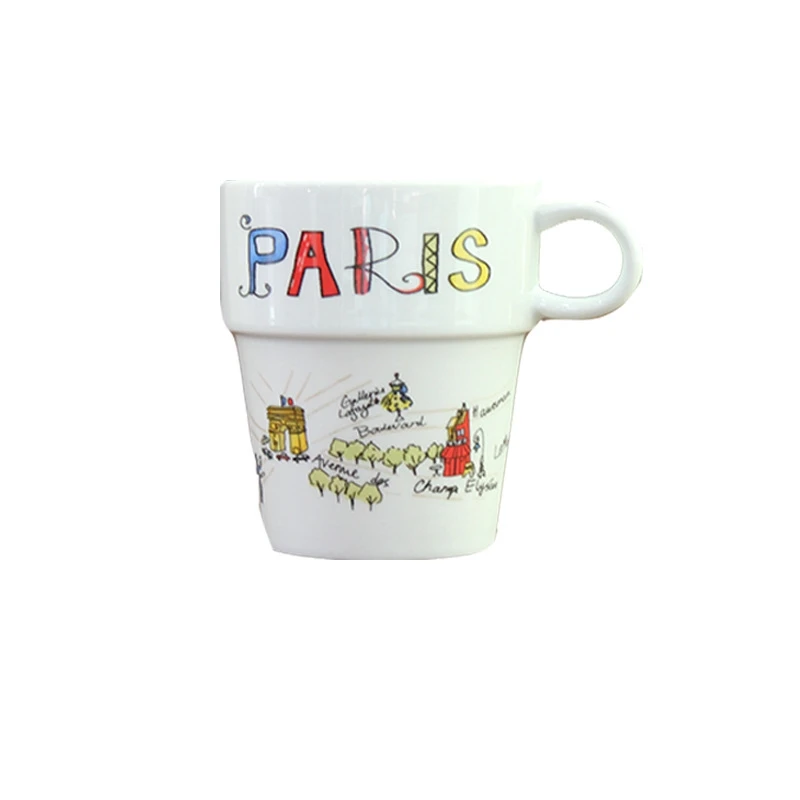 City Mark Ceramics Mugs coffee Mug Milk Tea office Cups Drinkware the Best birthday Gift