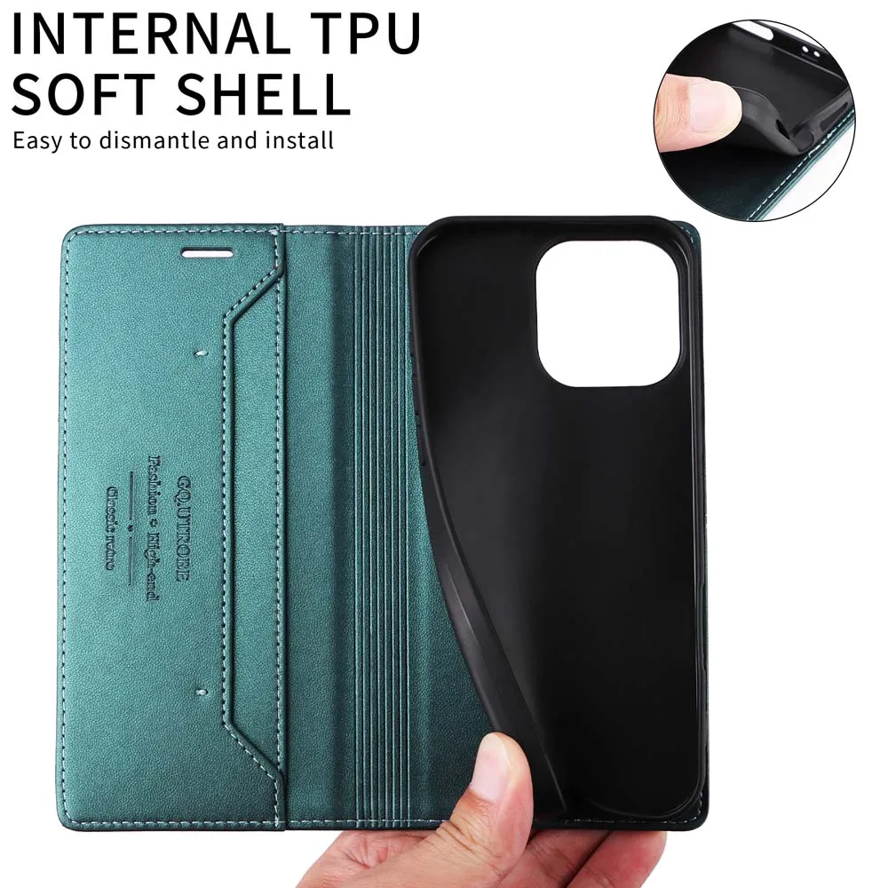 Magnetic Wallet Anti-theft Leather Case For Samsung Galaxy S10+ S21 S20 FE Plus S22 Ultra 5G Card Holder Flip Phone Book Cover